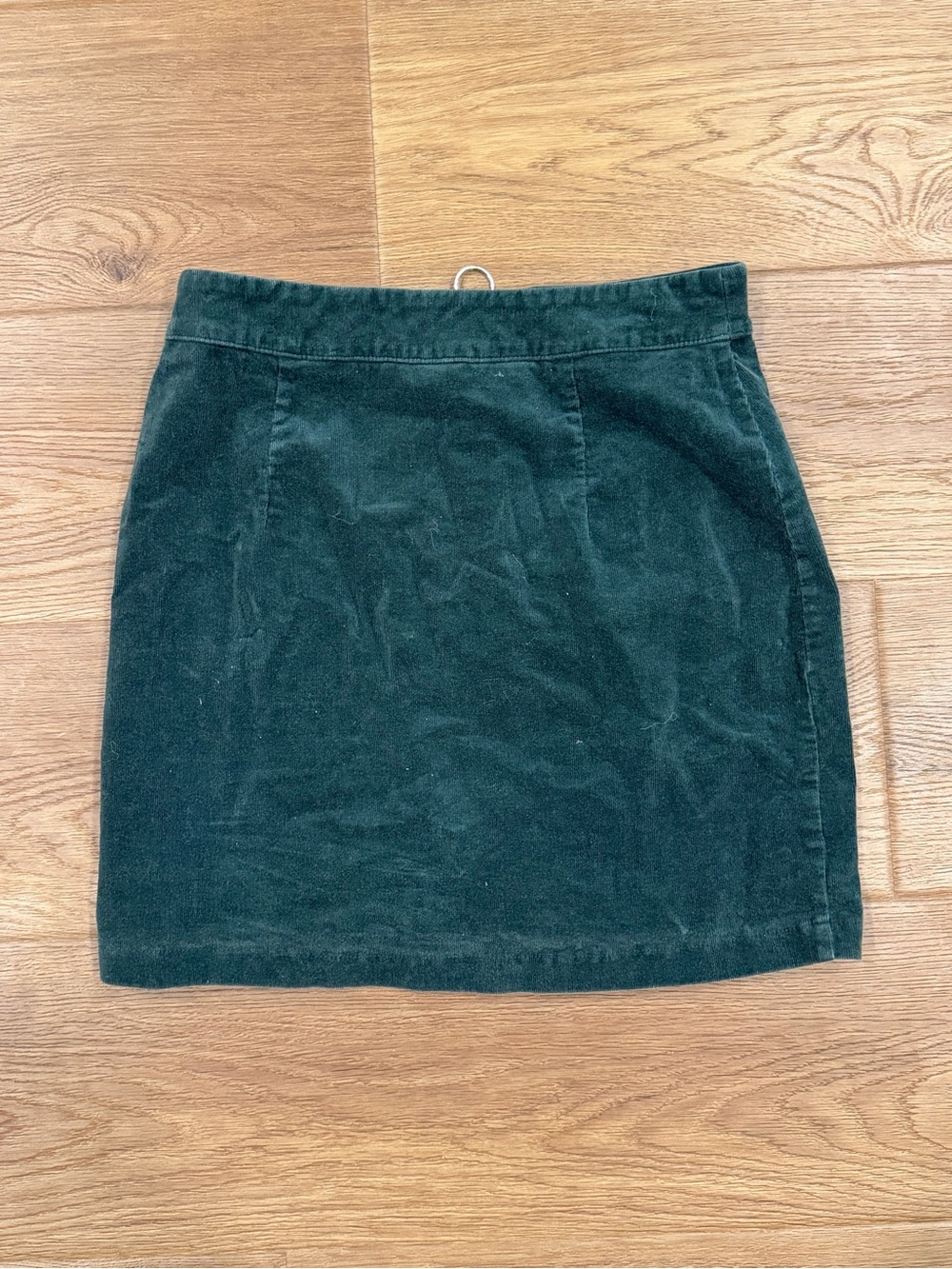 Forever 21 Forest Green Corduroy Mini Skirt
